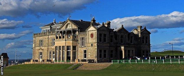 The R&A clubhouse St Andrews