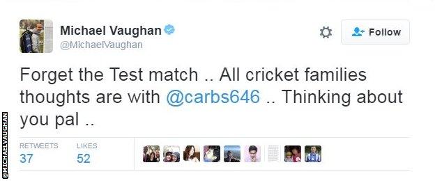 Former England captain Michael Vaughan