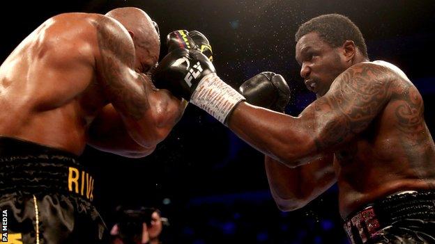 Whyte scored a unanimous points win over Rivas in London on Saturday