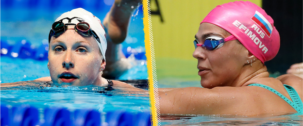 Lilly King and Yulia Efimova