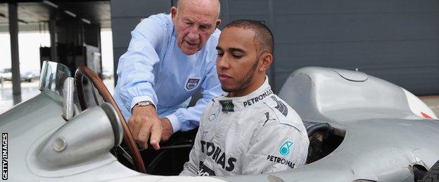 lewis hamilton and stirling moss