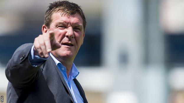 St Johnstone manager Tommy Wright