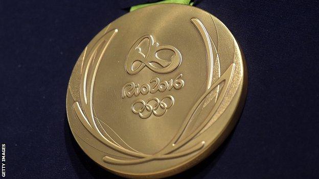 The 2016 Olympic gold medal