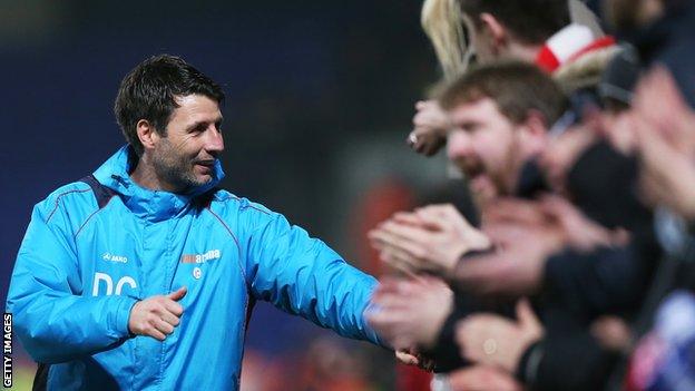 Lincoln City manager Danny Cowley