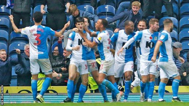 John Buckley had been on the pitch just three minutes before hitting Blackburn's winner.