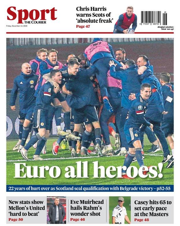Courier back page