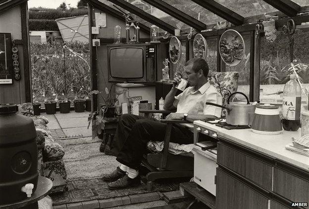 Man in a greenhouse, 1992