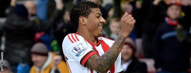 Patrick van Aanholt celebrates his goal