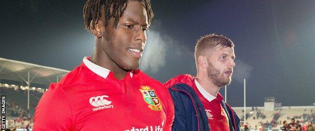 Maro Itoje and George Kruis