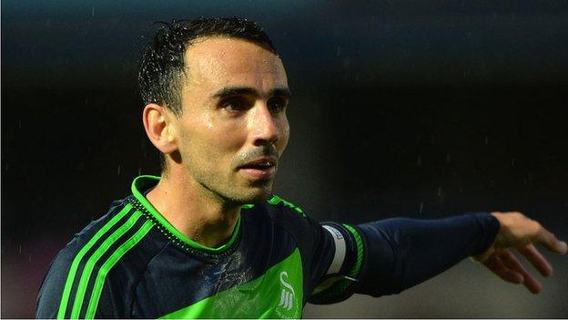 Swansea City's Leon Britton