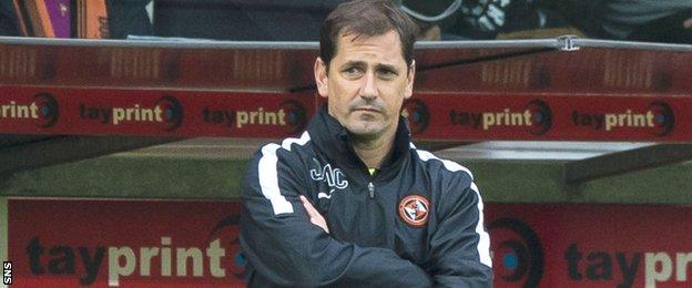 Dundee United manager Jackie McNamara