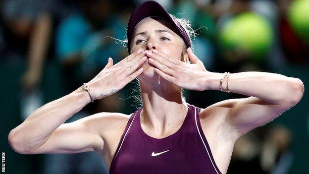 Svitolina had never progressed from the WTA Finals group stage before