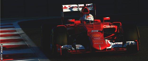 Ferrari's Sebastian Vettel