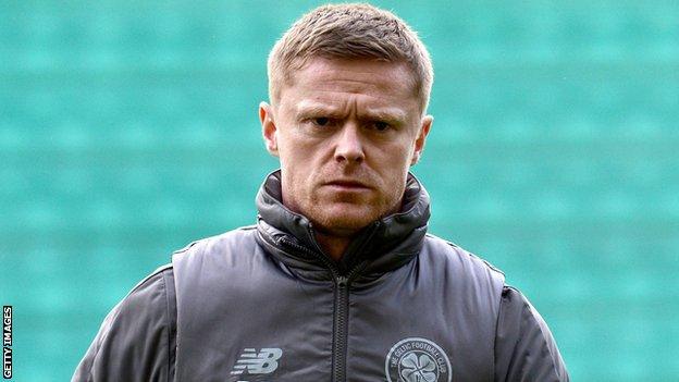 Damien Duff has been a first-team coach at Celtic since February 2019