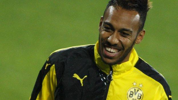 Borussia Dortmund striker Pierre-Emerick Aubameyang