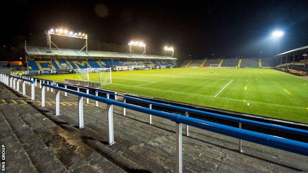 Cappielow Stadium, home of Greenock Morton