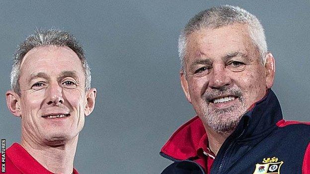 Rob Howley and Warren Gatland