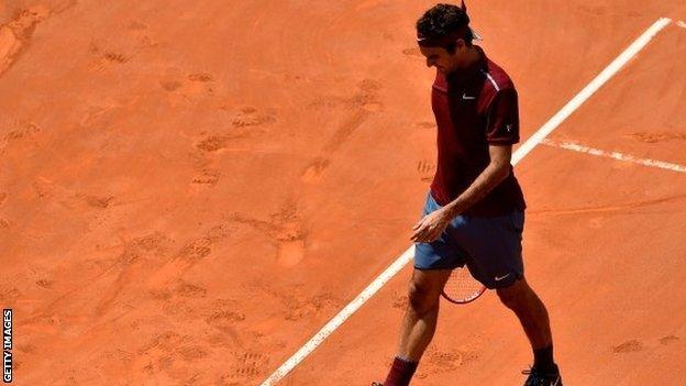 Roger Federer in Rome