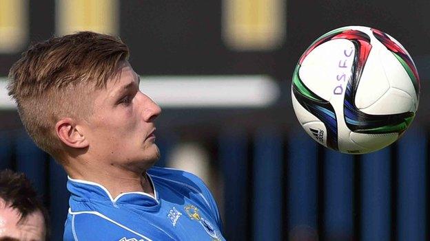 Andrew Mitchell put Dungannon ahead against Warrenpoint