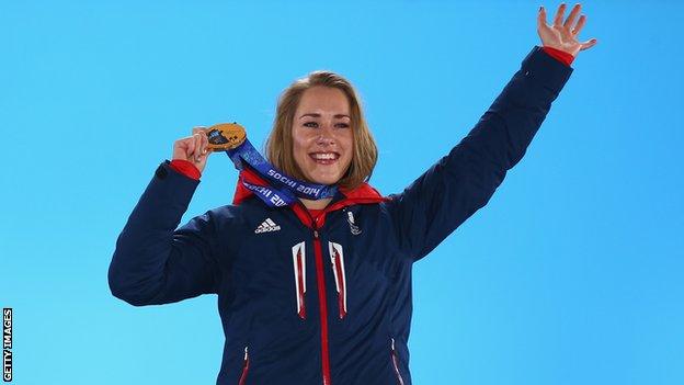 British skeleton athlete Lizzy Yarnold