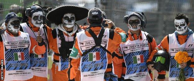 Mexican Grand Prix marshalls