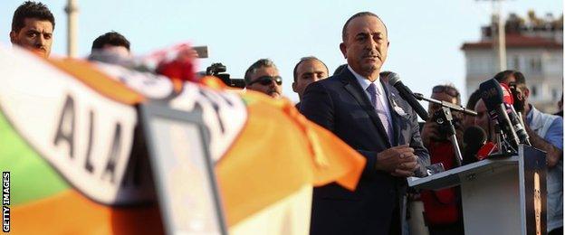 Foreign minister Mevlut Cavusoglu