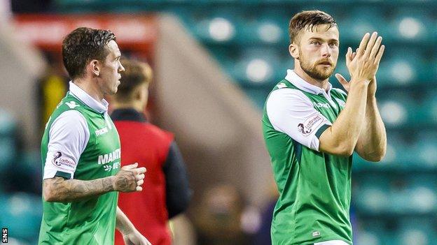 Danny Swanson and Lewis Stevenson