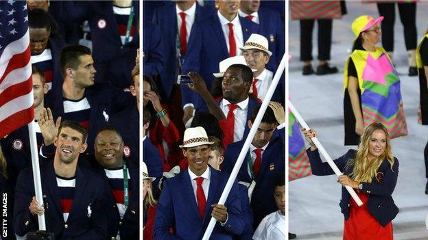 Flag bearers