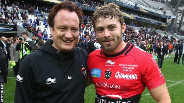 Paul Stridgeon (left) with Leigh Halfpenny