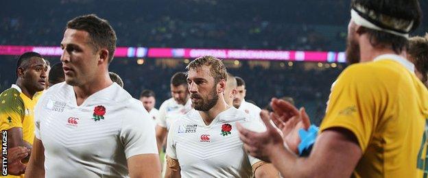 Sam Burgess after England's defeat by Australia