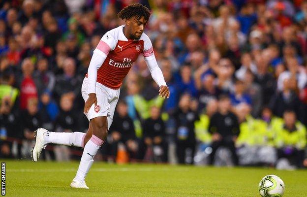 Arsenal midfielder Alex Iwobi