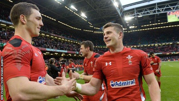 New Ospreys team-mates George North and Scott Williams have played together before for Wales and Scarlets