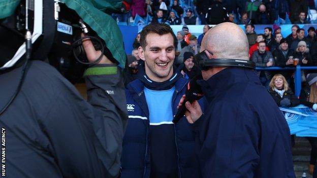 Flanker Sam Warburton has not played this season for Cardiff Blues