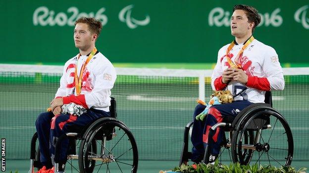 Alfie Hewett and Gordon Reid