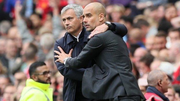 Jose Mourinho and Pep Guardiola