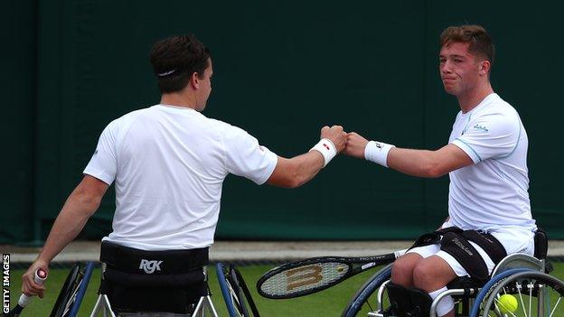 Gordon Reid and Alfie Hewett