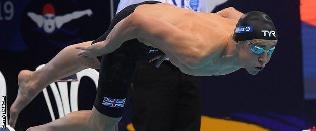 British Para-swimmer Stephen Clegg