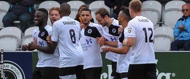 Boreham Wood players