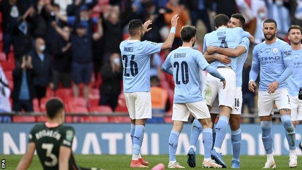 Manchester City celebrate