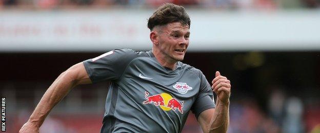 Leipzig winger Oliver Burke