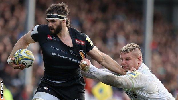 Don Armand in action for Exeter