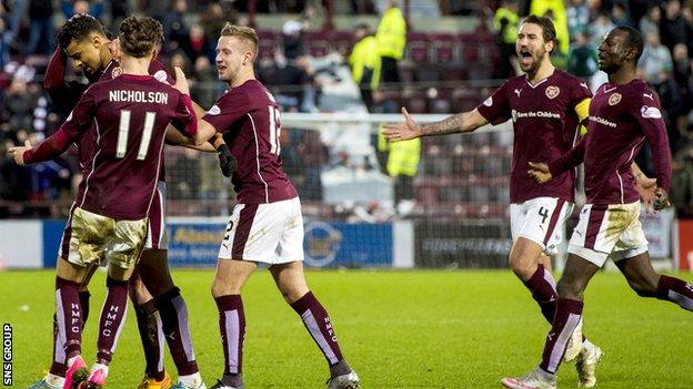 Hearts struck late to salvage a point at Tynecastle