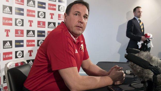 Interim Scotland manager Malky Mackay