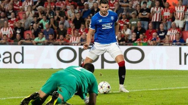 Antonio Colak's fifth goal in eight games put Rangers into the group stages