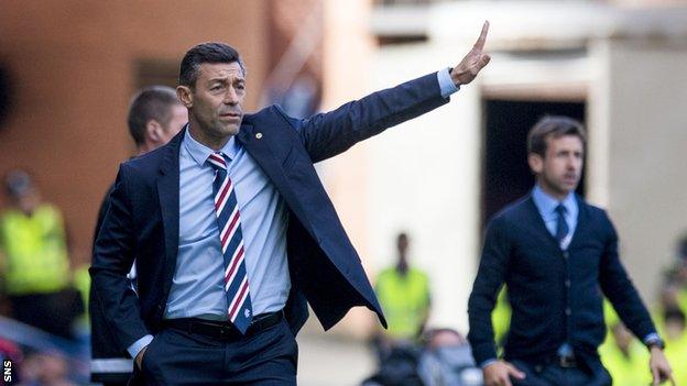 Rangers manager Pedro Caixinha