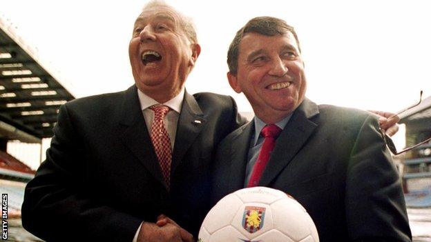 Sir Doug Ellis and Graham Taylor