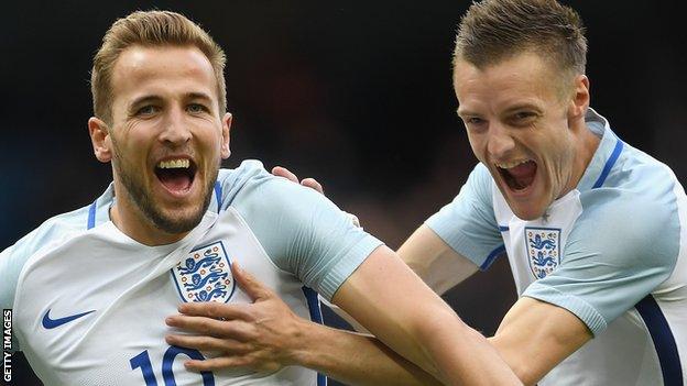 Harry Kane and Jamie Vardy