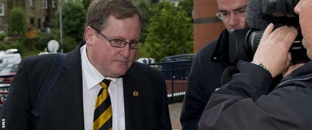 Annan Athletic chairman Henry McClelland