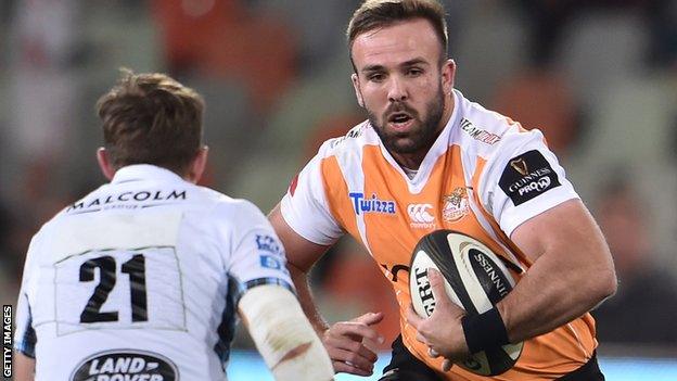 Jacques du Toit in action for Cheetahs