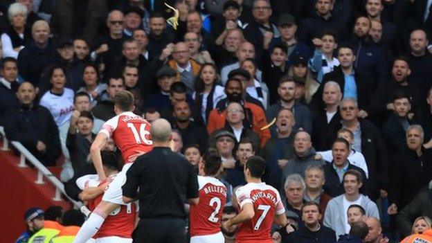 Arsenal v Tottenham at the Emirates